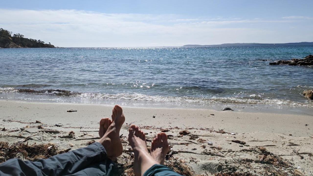 Studio Climatise Avec Coin Nuit 150M De La Plage Le Lavandou Dış mekan fotoğraf